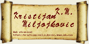 Kristijan Miljojković vizit kartica